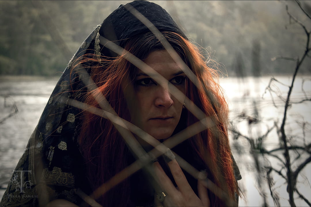 Morgane devant le lac