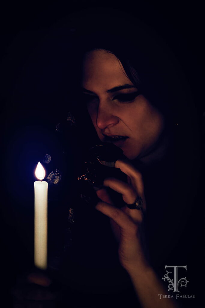 Morgane a peur des flammes